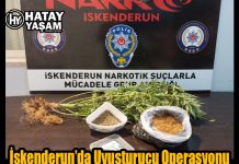 İskenderun’da Uyuşturucu Operasyonu