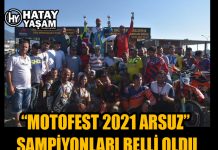 “MOTOFEST 2021 ARSUZ” ŞAMPİYONLARI BELLİ OLDU