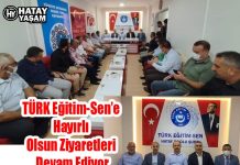 TÜRK Eğitim-Sen’e Hayırlı Olsun Ziyaretleri Devam Ediyor