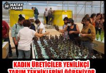 KADIN ÜRETİCİLER YENİLİKÇİ TARIM TEKNİKLERİNİ ÖĞRENİYOR