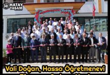 Vali Doğan, Hassa Öğretmenevi Binasının Açılışını Yaptı