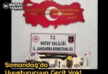 Samandağ’da Uyuşturucuya Geçit Yok!