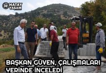 BAŞKAN GÜVEN, ÇALIŞMALARI YERİNDE İNCELEDİ