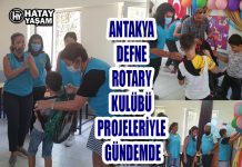 ANTAKYA DEFNE ROTARY KULÜBÜ PROJELERİYLE GÜNDEMDE