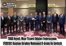 TOBB Heyeti, Mısır Ticaret Odaları Federasyonu (FEDCOC) Başkanı İbrahim Mahmoud El-Araby İle Görüştü