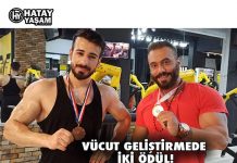 VÜCUT GELİŞTİRMEDE İKİ ÖDÜL!