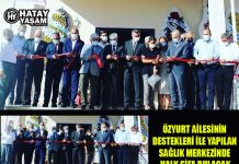 ÖZYURT AİLESİNİN DESTEKLERİ İLE YAPILAN SAĞLIK MERKEZİNDE HALK ŞİFA BULACAK