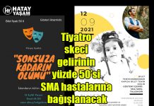 Tiyatro skeci gelirinin yüzde 50’si SMA hastalarına bağışlanacak