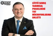 LÜTFÜ SAVAŞ TARIMSAL PROJELERİNİ TRT MİKROFONLARINA ANLATTI