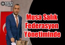 Musa Salık Federasyon Yönetiminde