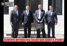 SLOVENYA BÜYÜKELÇİSİ SELİGO’DAN SAVAŞ’A ZİYARET