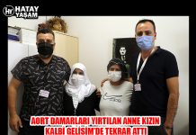 AORT DAMARLARI YIRTILAN ANNE KIZIN KALBİ GELİŞİM’DE TEKRAR ATTI