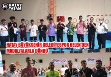 HATAY BÜYÜKŞEHİR BELEDİYESPOR BELEN’DEN MADALYALARLA DÖNDÜ