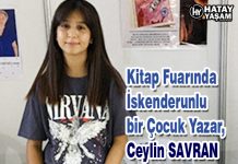 Kitap Fuarında İskenderunlu bir Çocuk Yazar, Ceylin SAVRAN