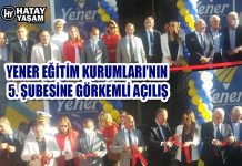 YENER EĞİTİM KURUMLARI’NIN 5. ŞUBESİNE GÖRKEMLİ AÇILIŞ