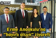 Erme Anaokulu’na “hayırlı olsun” ziyareti