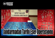 Jandarmadan Tarihi Eser Operasyonu