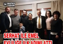 SERHAT İLE EMEL EVLİLİĞE İLK ADIMI ATTI
