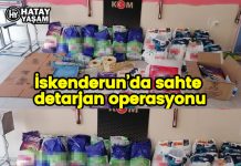 İskenderun’da sahte detarjan operasyonu