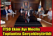 İTSO Ekim Ayı Meclis Toplantısı Gerçekleştirildi