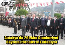 Antakya’da 29 Ekim Cumhuriyet Bayramı törenlerle kutlanıyor