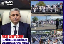 AYKUT DAVUT ÖKTEM İLE YÜKSELİŞ KOLEJİ FARK YARATMAYA DEVAM EDİYOR