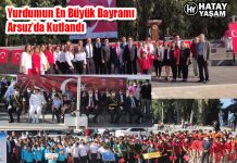 Yurdumun En Büyük Bayramı Arsuz’da Kutlandı