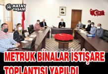 METRUK BİNALAR İSTİŞARE TOPLANTISI YAPILDI