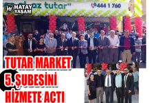 TUTAR MARKET 5. ŞUBESİNİ HİZMETE AÇTI