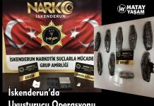 İskenderun’da Uyuşturucu Operasyonu