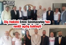 Diş Hekimi Emre Sönmezateş’ten renkli açılış kokteyli