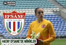 HATAY EFSANE’DE MİNİKLER MİLLİ SPORCUYA EMANET!
