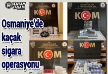 Osmaniye’de kaçak sigara operasyonu