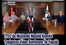 İTSO’da Müşterek Meslek Komite Toplantısı Video Konferans İle Yapıldı