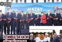 İSTANBUL’DA HATAY GÜNLERİ BAŞLADI
