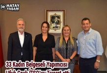 33 Kadın Belgeseli Yapımcısı Ufuk Cavlı İTSO’yu Ziyaret etti