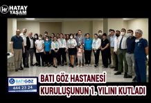 BATI GÖZ HASTANESİ KURULUŞUNUN 1. YILINI KUTLADI