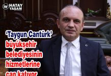 ‘Taygun Cantürk’ büyükşehir belediyesinin hizmetlerine can katıyor