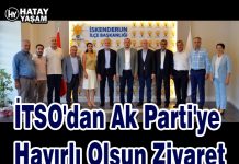 İTSO’dan Ak Parti’ye Hayırlı Olsun Ziyaret