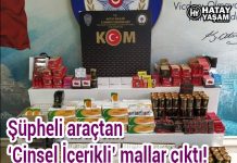 Şüpheli araçtan ‘Cinsel İçerikli’ mallar çıktı!