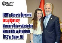İKEM’in Başarılı Öğrencisi Umay Uğurluay Marmara Üniversitesinden Mezun Oldu ve Projelerle İTSO’yu Ziyaret Etti