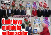 Ömür boyu mutluluğa yelken açtılar