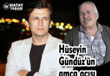 Hüseyin Gündüz’ün amca acısı