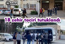 18 zehir taciri tutuklandı