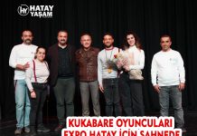 KUKABARE OYUNCULARI EXPO HATAY İÇİN SAHNEDE