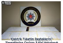 ”Elektrik Tüketim Desteklerini” Zimmetlerine Geçiren 2 Kişi Yakalandı