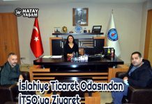 İslahiye Ticaret Odasından İTSO’ya Ziyaret