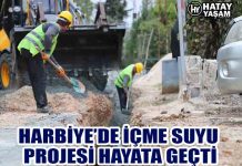 HARBİYE’DE İÇME SUYU PROJESİ HAYATA GEÇTİ