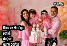 Mira ve Hira’ya renkli doğum günü partisi