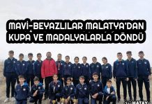 MAVİ-BEYAZLILAR MALATYA’DAN KUPA VE MADALYALARLA DÖNDÜ
